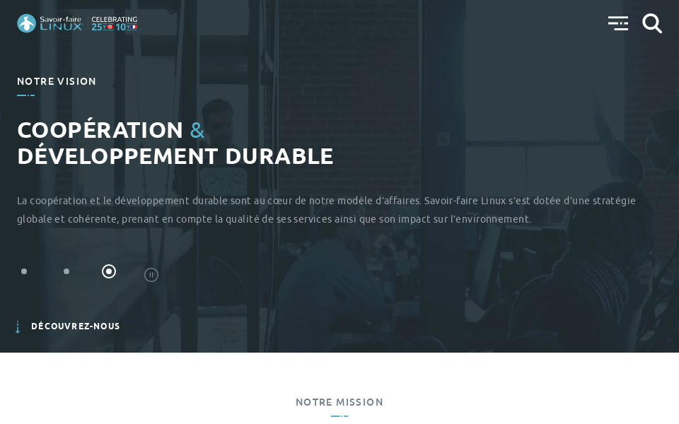 savoirfairelinux.com/ screen capture
