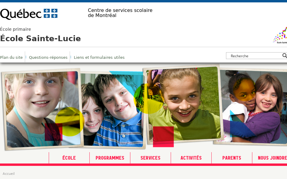 ste-lucie.csdm.ca/ screen capture