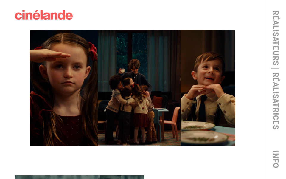 cinelande.com/ screen capture