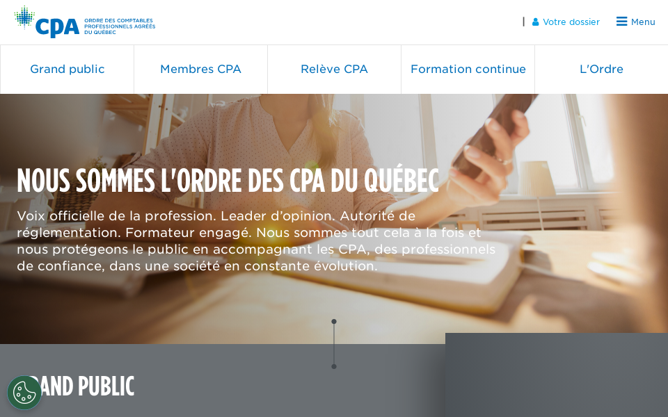 cpaquebec.ca/ screen capture