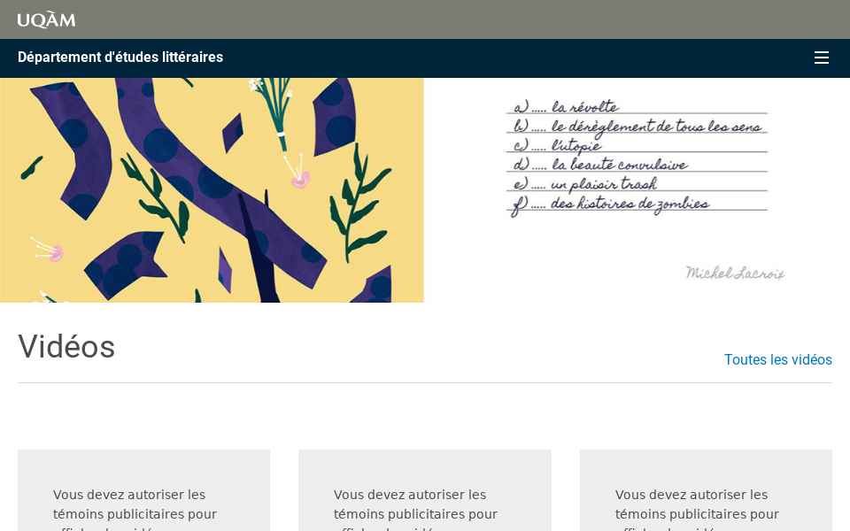 litterature.uqam.ca/ screen capture