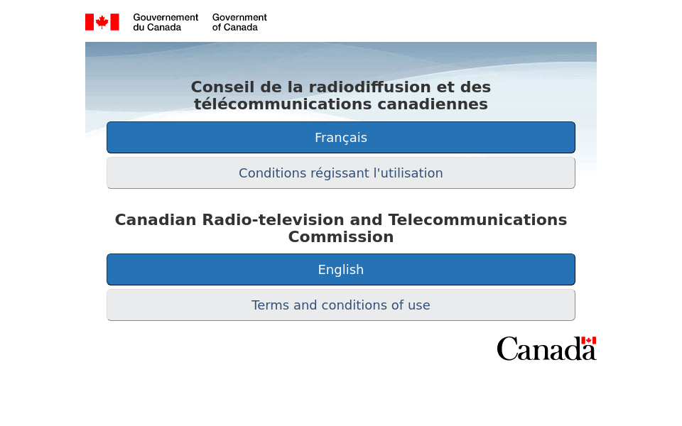 www.crtc.gc.ca/ screen capture