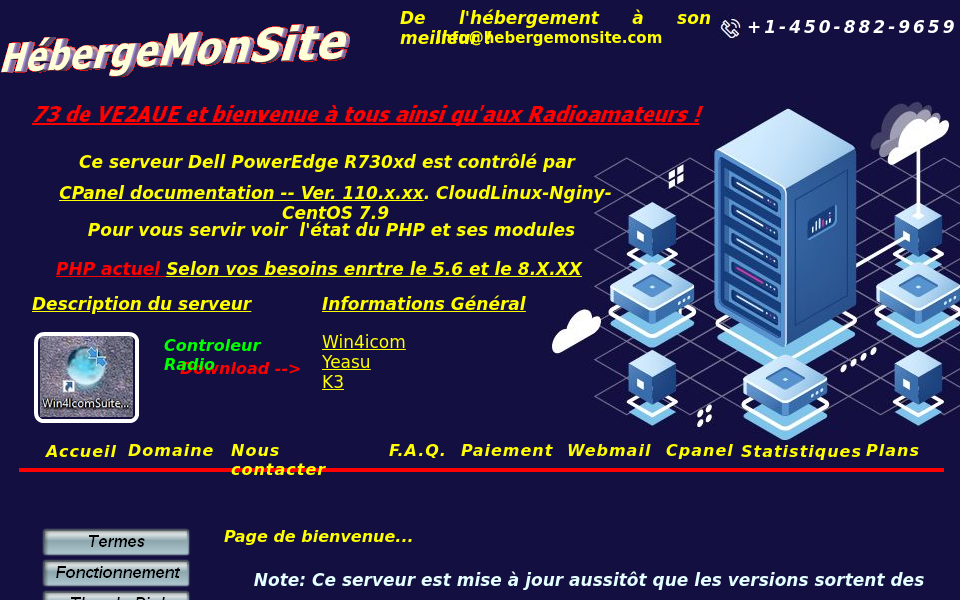 hebergemonsite.com/ screen capture