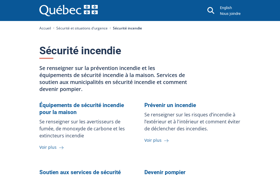 www.securitepublique.gouv.qc.ca/securite-incendie.html screen capture