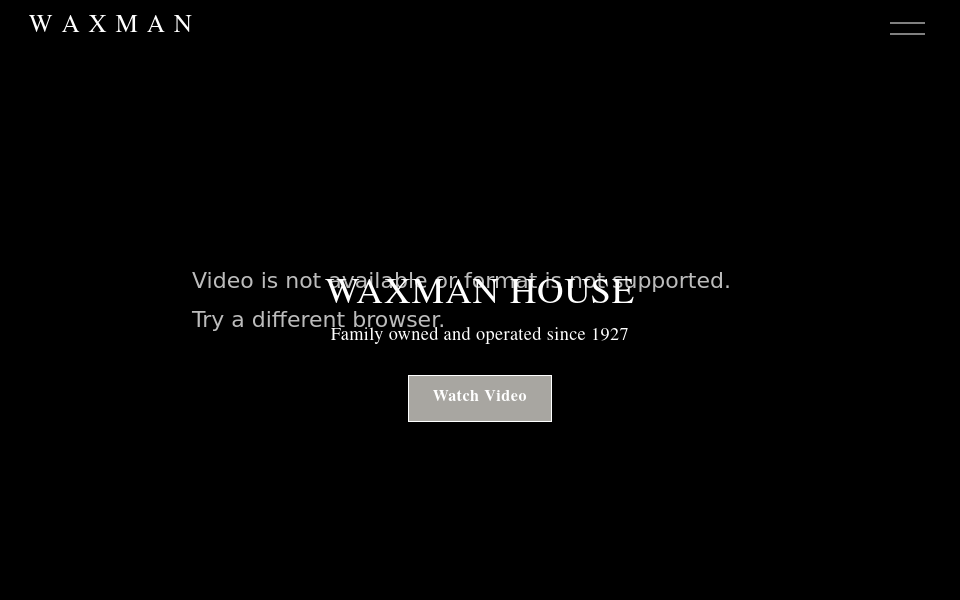 www.waxman.ca/ screen capture