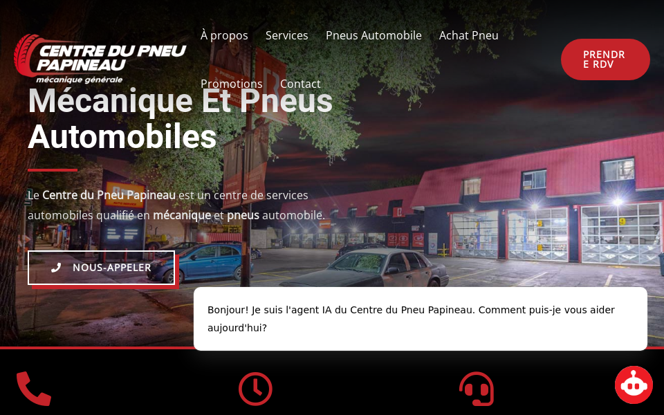 www.mecapneuspapineau.com/ screen capture