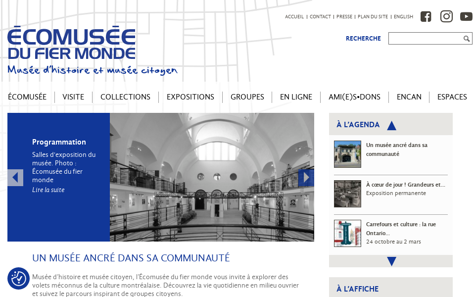 ecomusee.qc.ca/ screen capture