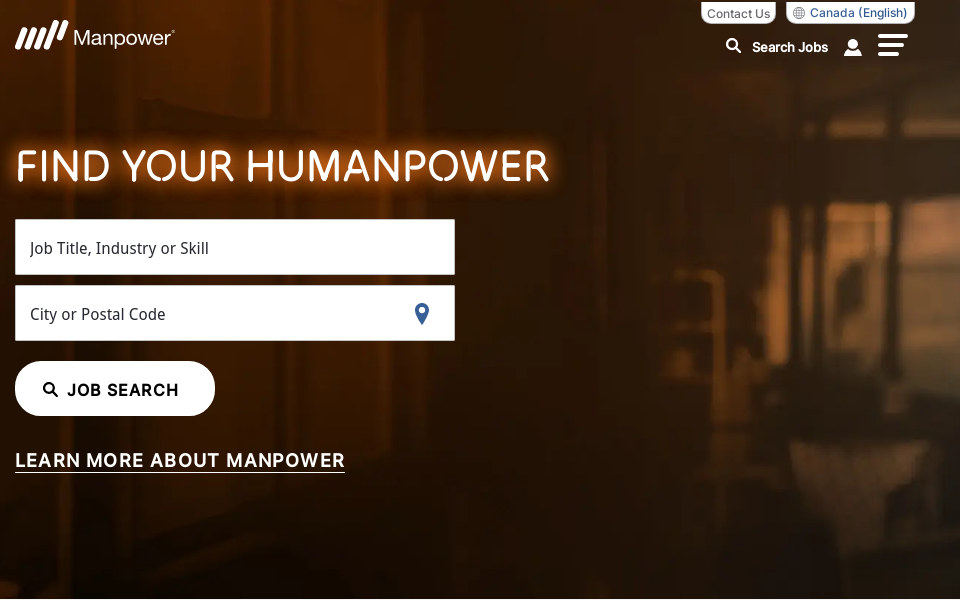 www.manpower.ca/ screen capture