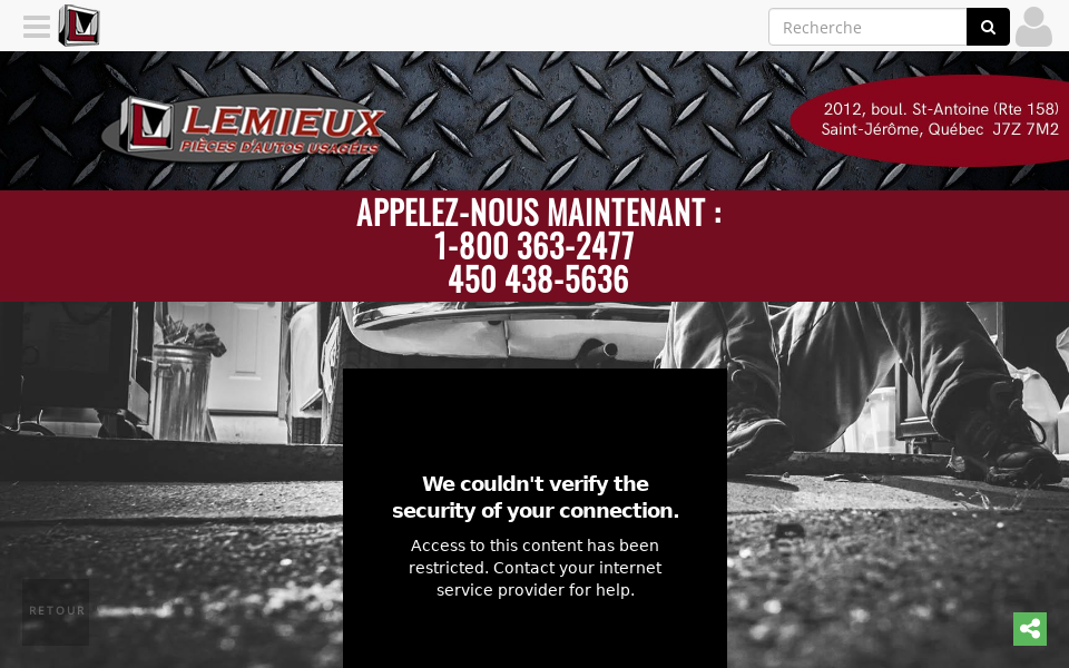 www.autolemieux.com/ screen capture