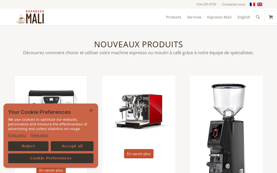 espressomali.com/ screen capture