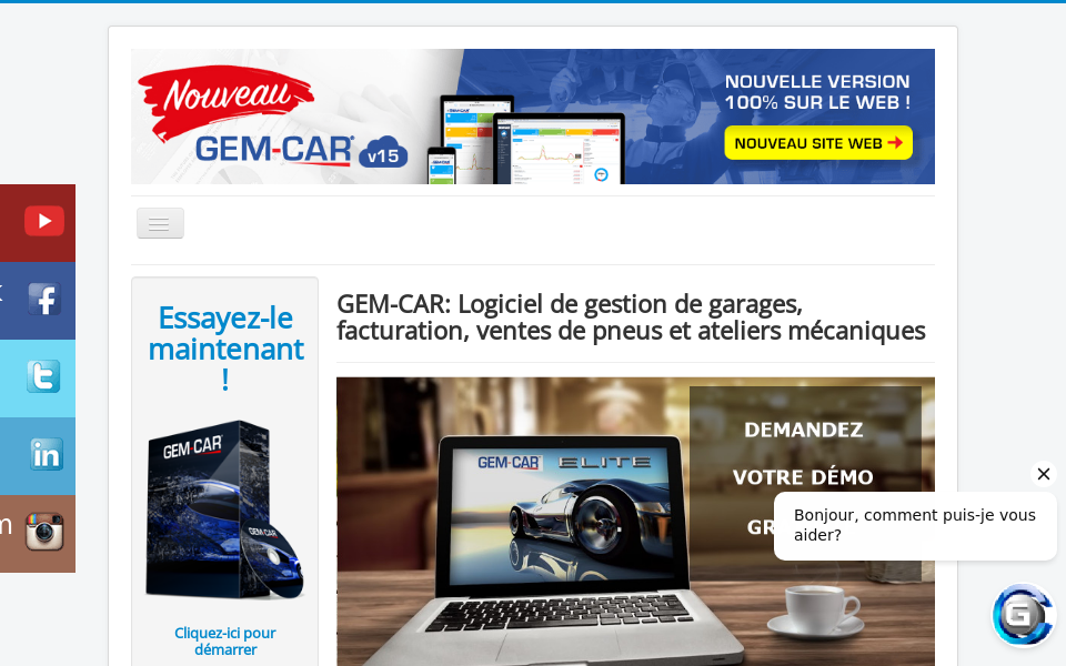 www.gem-car.biz/ screen capture