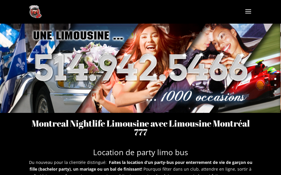limousinemontreal777.com/ screen capture