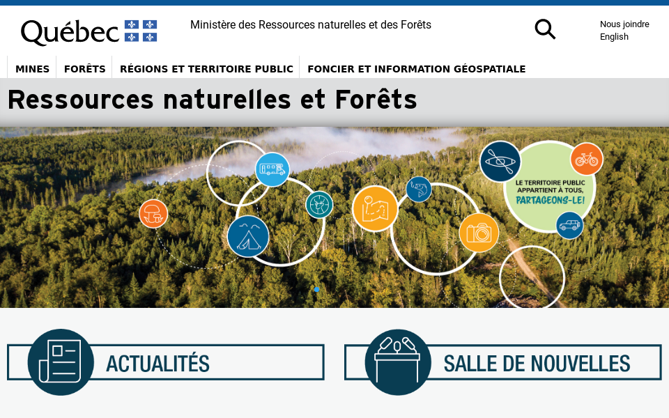 mern.gouv.qc.ca screen capture