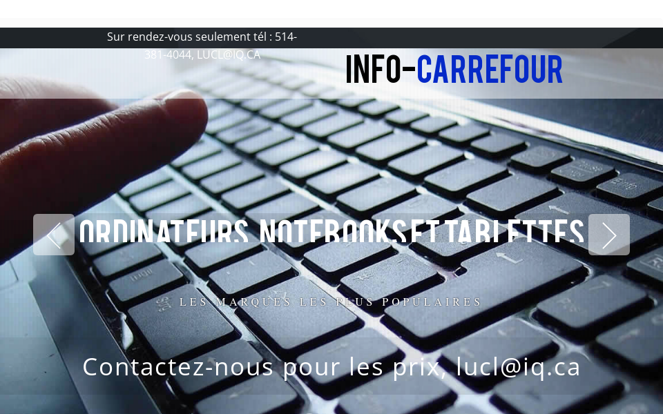 www.infocarrefour.ca/ screen capture