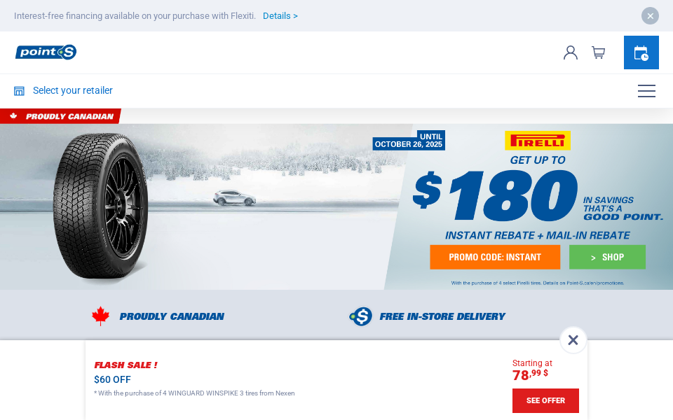 point-s.ca/ screen capture