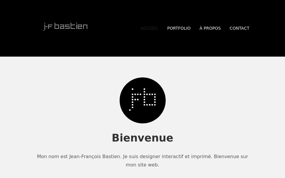 jfbastien.ca/ screen capture