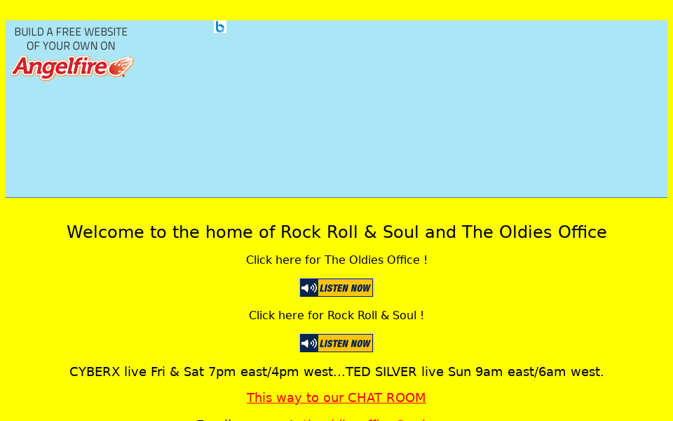 www.angelfire.com/rock3/radio9/ screen capture